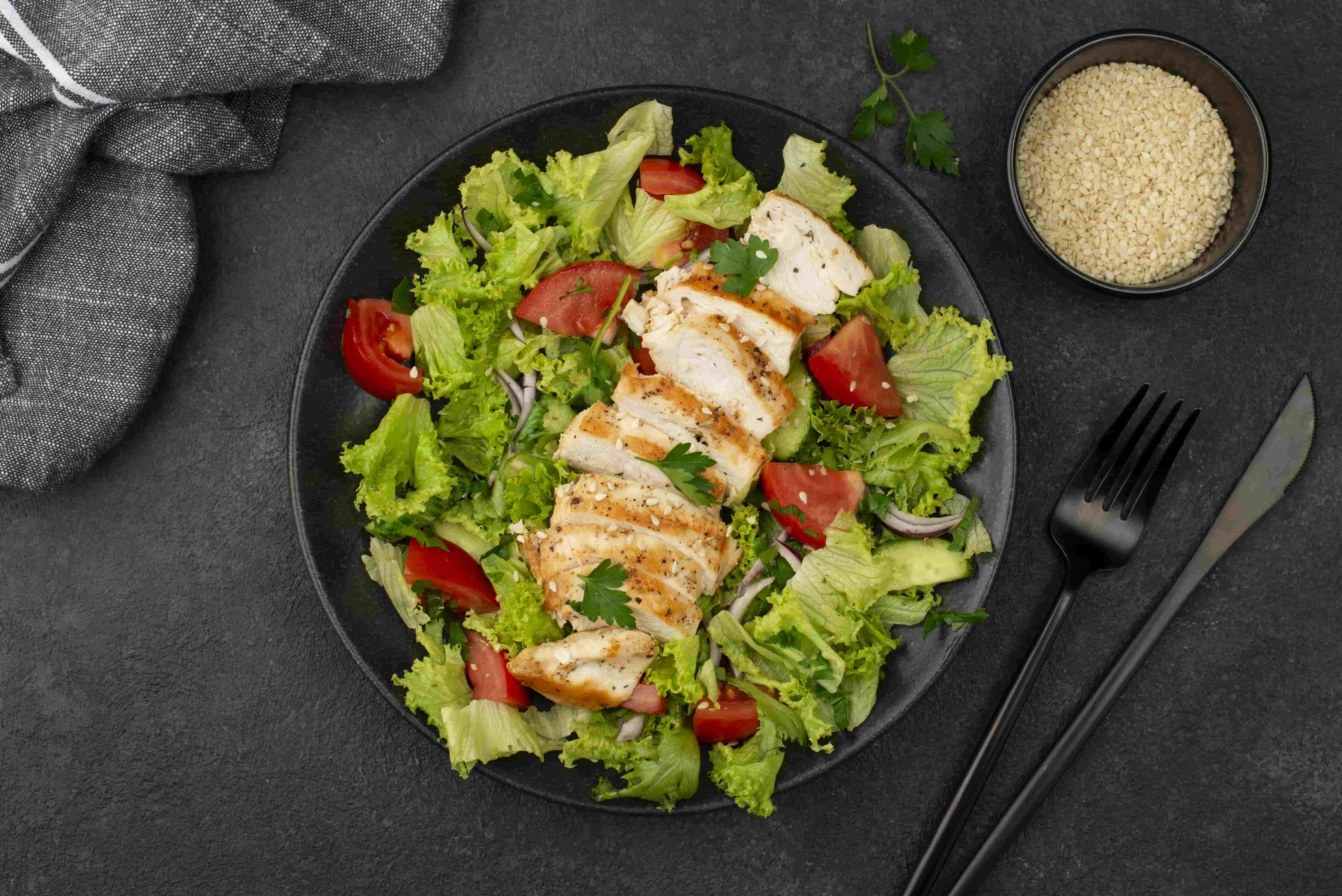 Tüm Gün Tok Tutan Salata